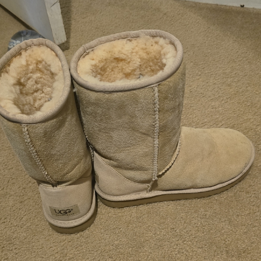 UGG Classic Beige Sheepskin Boots